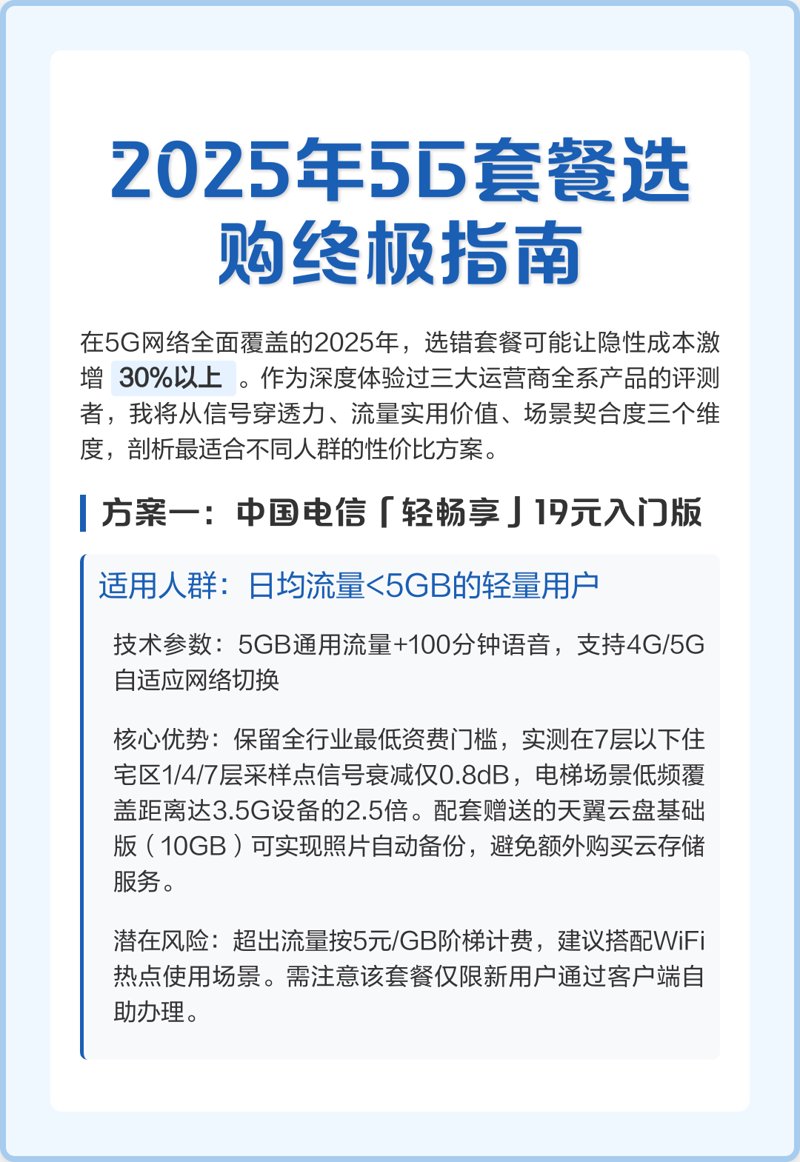 5G套餐